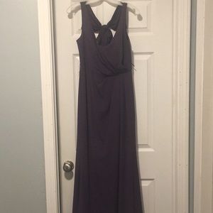 Vera Wang (White) Purple Dress